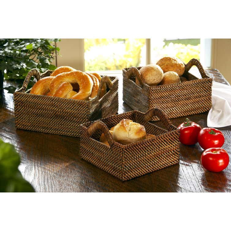 Calaisio Handmade Wood Bread Basket Perigold
